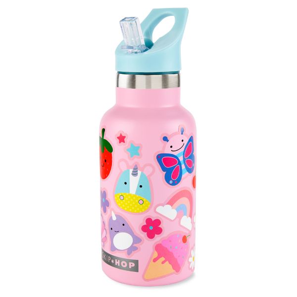 Skip Hop Stainless Steel Canteen Bottle Pink