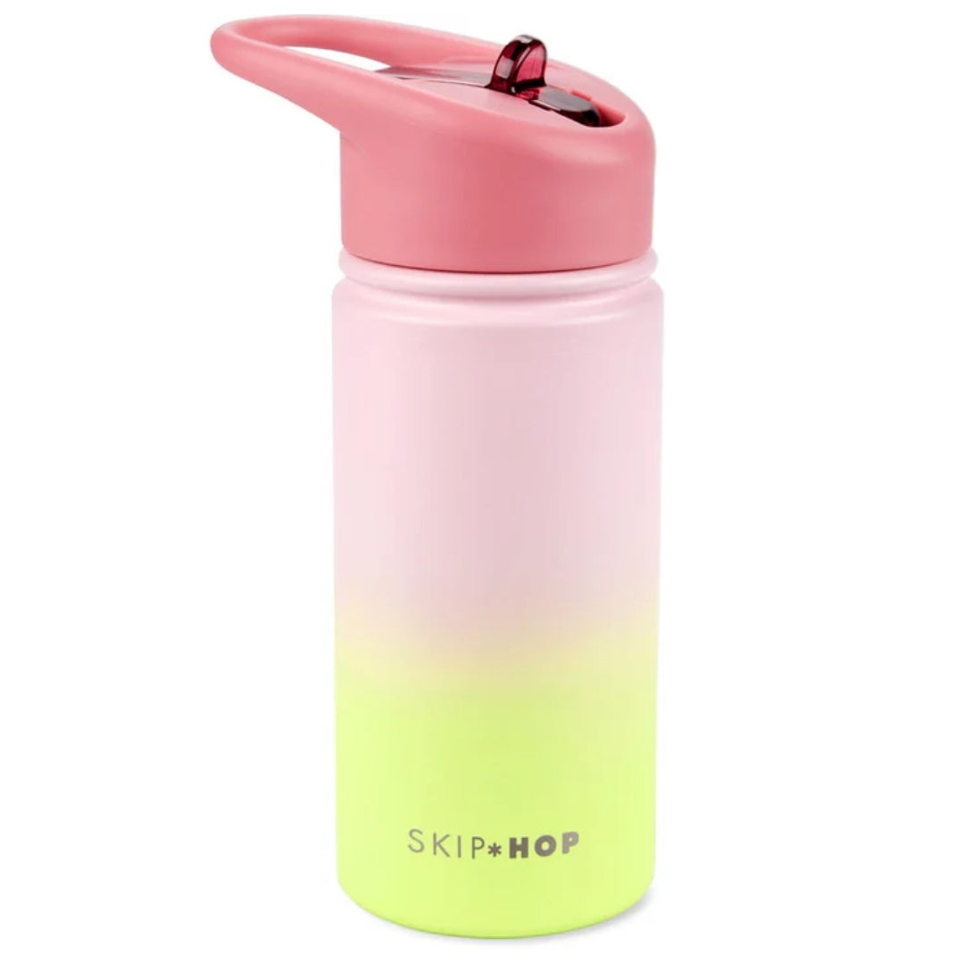Skip Hop  Wander Stainless Steel Water Bottle Ombre Pink