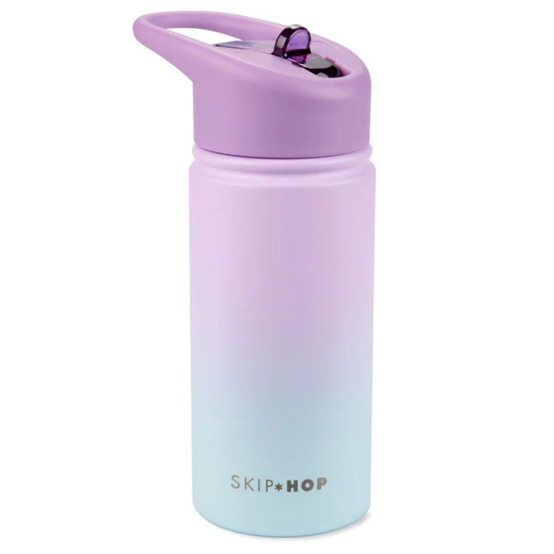 Skip Hop  Wander Stainless Steel Water Bottle Ombre Purple