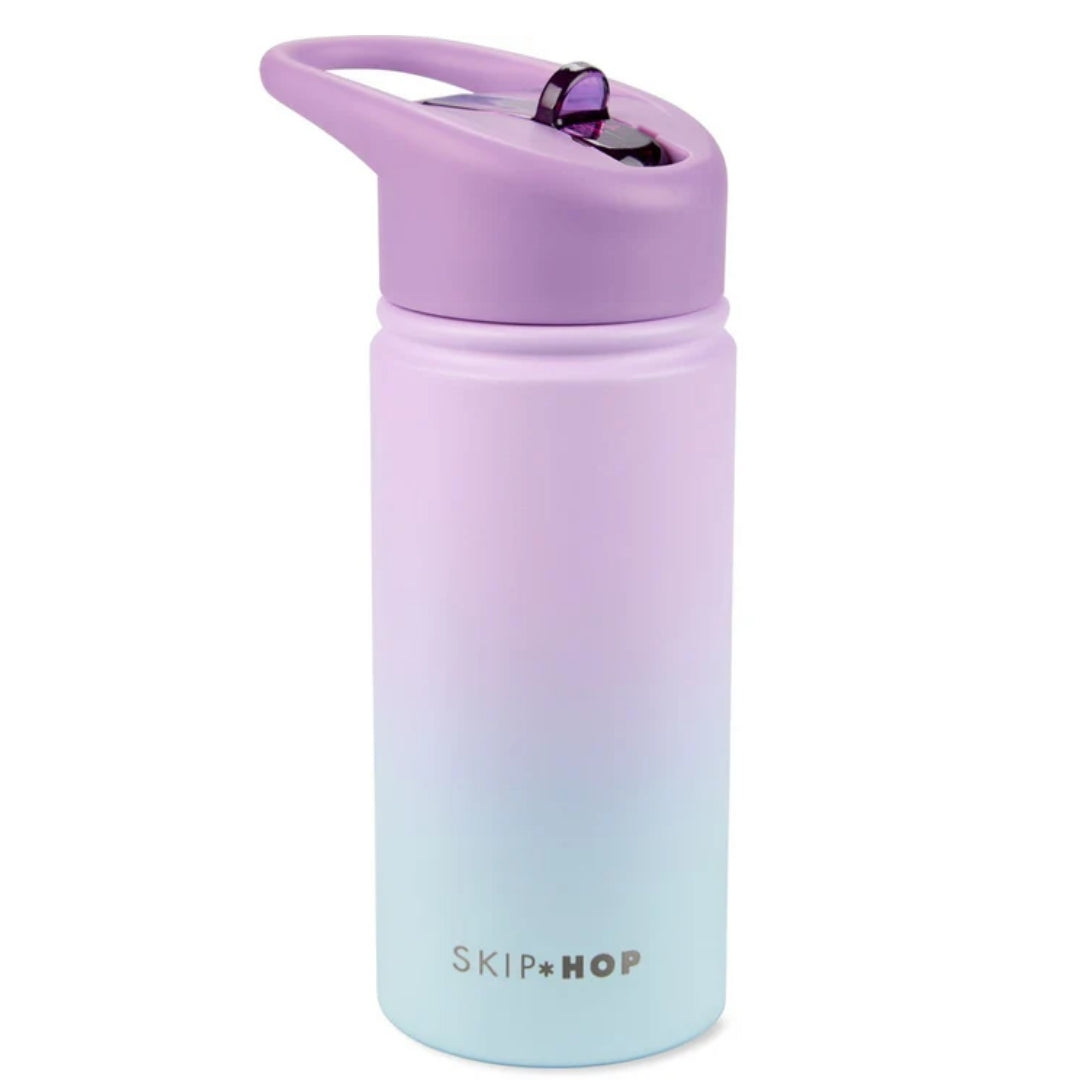 Skip Hop  Wander Stainless Steel Water Bottle Ombre Purple