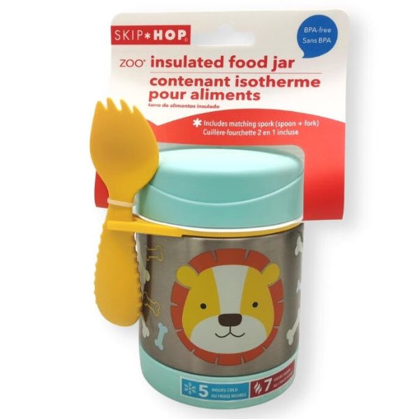 Skip Hop Zoo Insulated Food Jar Lion