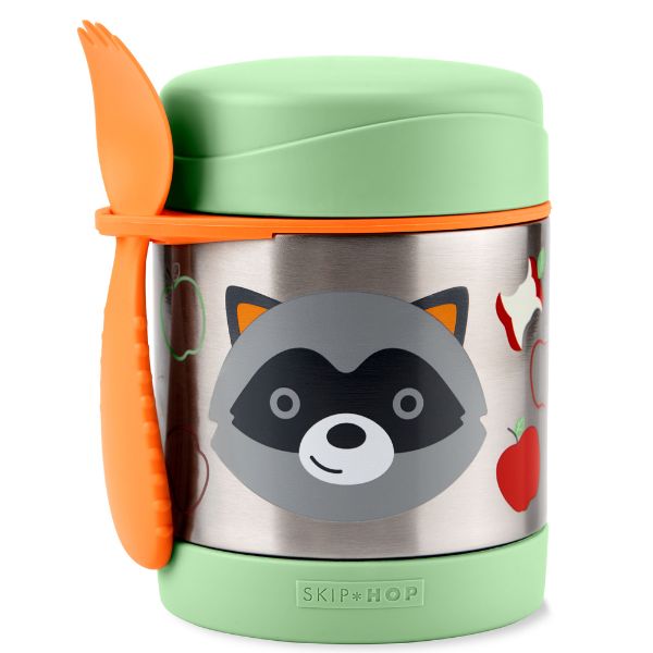 Skip Hop Zoo Insulated Food Jar Raccoon