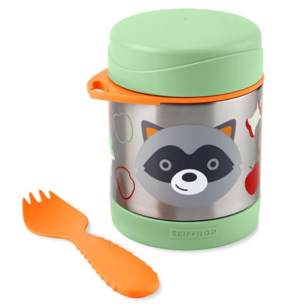 Skip Hop Zoo Insulated Food Jar Raccoon