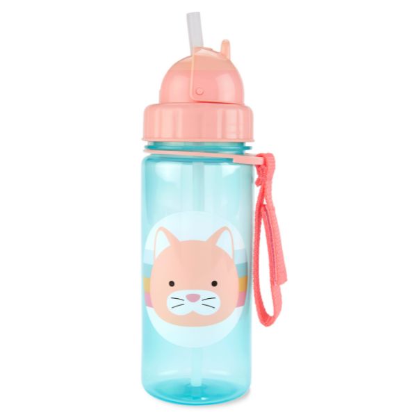 Skip Hop Zoo Straw Bottle Cat