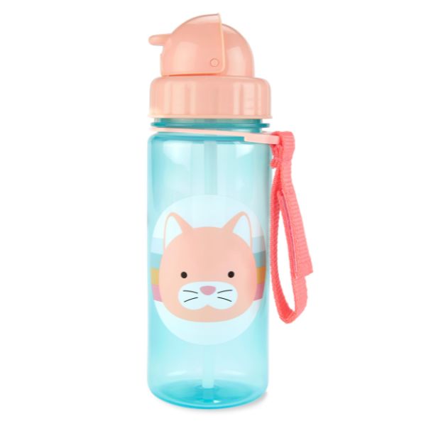 Skip Hop Zoo Straw Bottle Cat