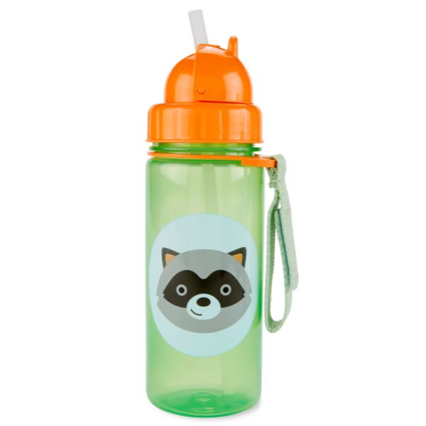 Skip Hop Zoo Straw Bottle Raccoon