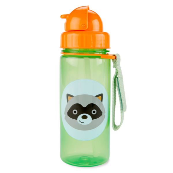 Skip Hop Zoo Straw Bottle Raccoon