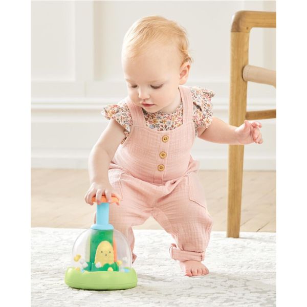 Skip Hop Farmstand Push & Spin Baby Toy