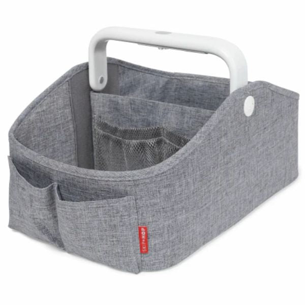 Skip Hop Nursery Style Light Up Diaper Caddy Heather Grey