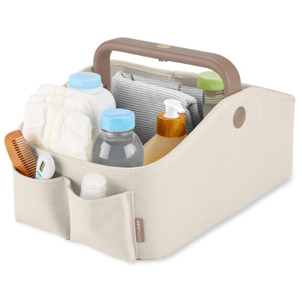 Skip Hop Nursery Style Light Up Diaper Caddy Oat