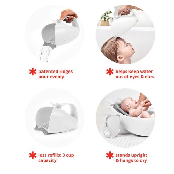 Skip Hop Moby Waterfall Rinser White