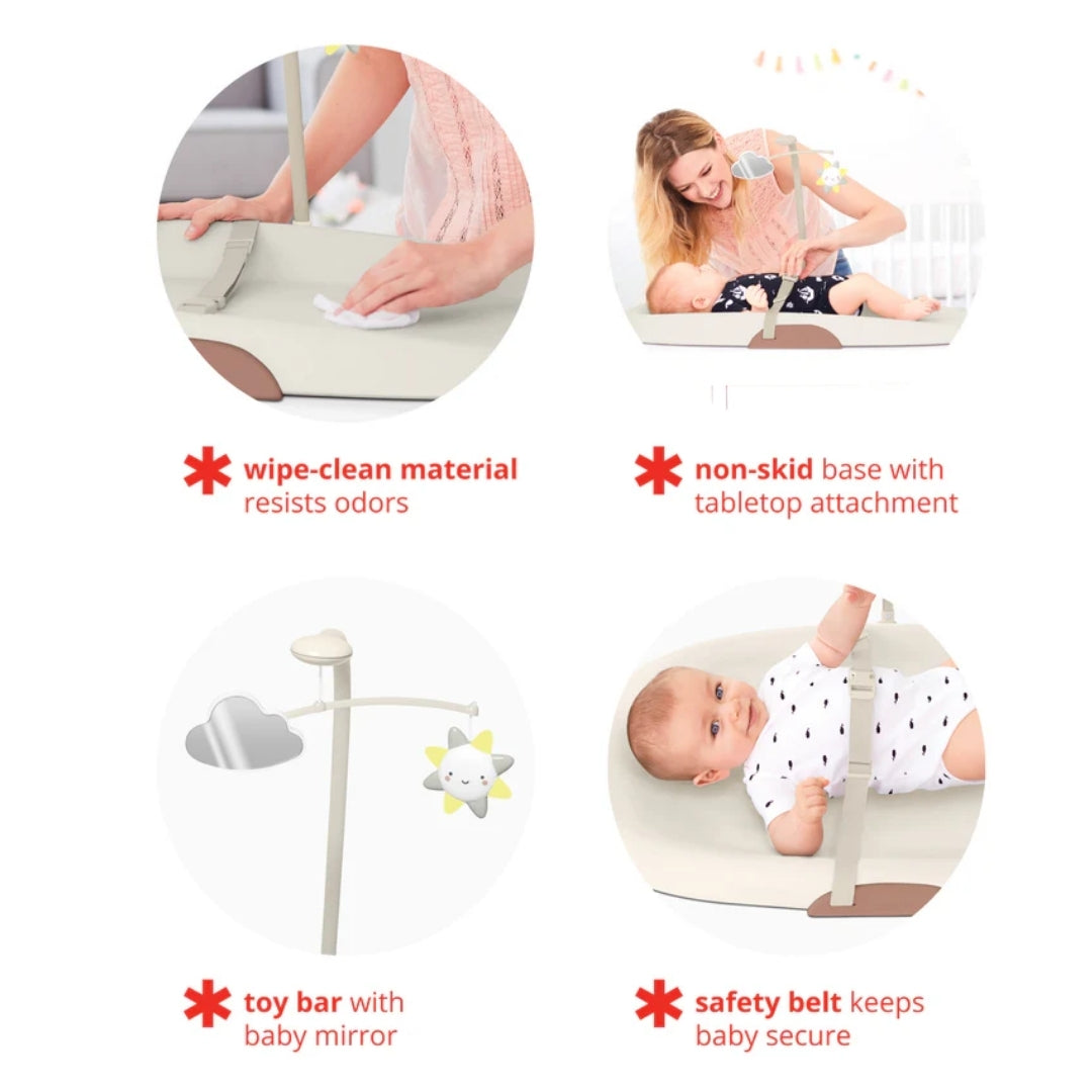Skip Hop Wipe Clean Changing Pad Oat
