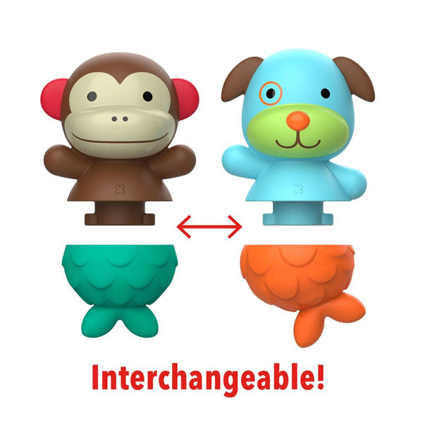 Skip Hop Zoo Mix & Match Flippers Monkey/Dog