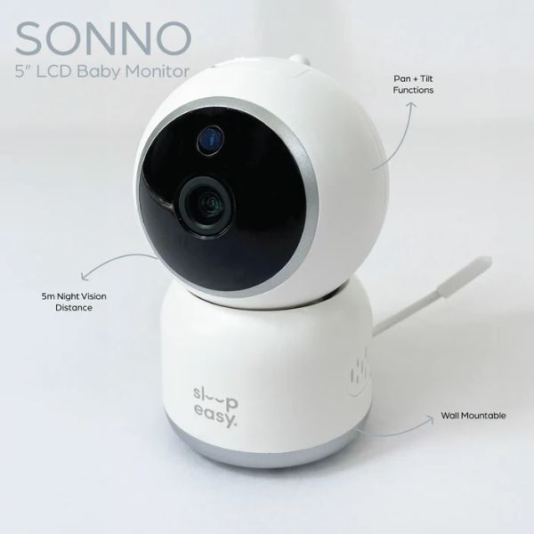 Sleep Easy Sonno 5in/12.7cm Crystal Clear Baby Monitor