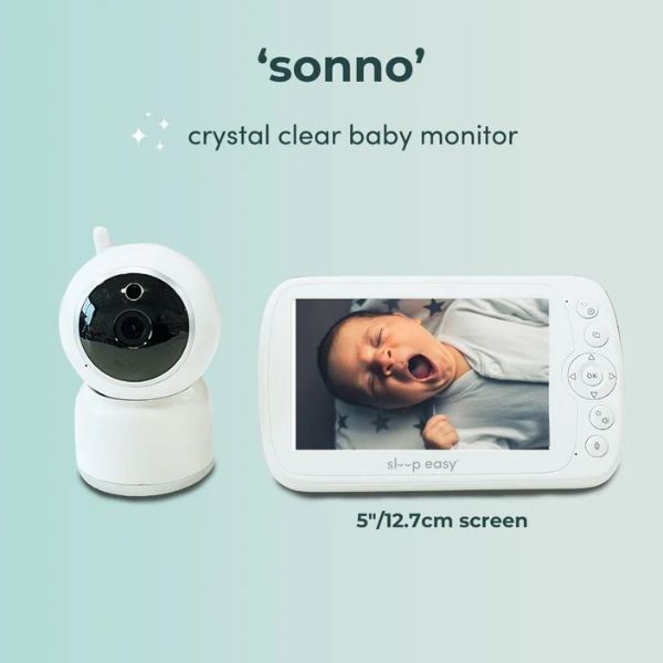 Sleep Easy Sonno 5in/12.7cm Crystal Clear Baby Monitor