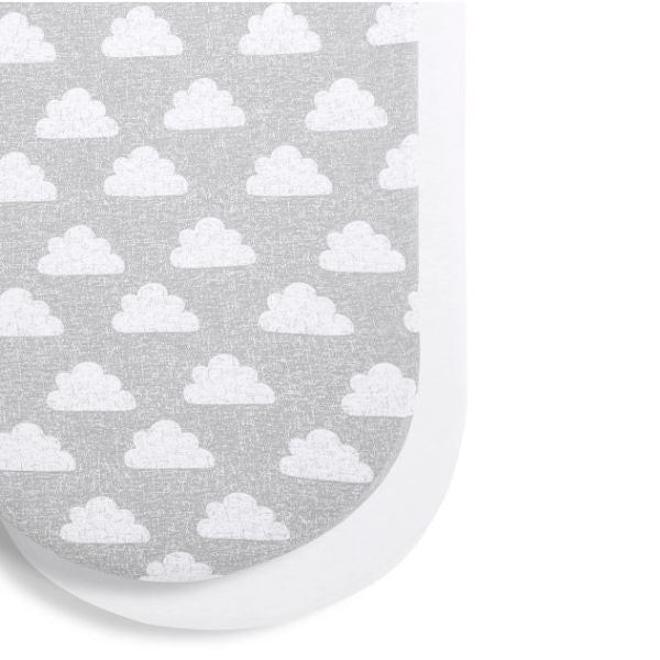 SnuzBaskit Twin Pack Sheets Cloud