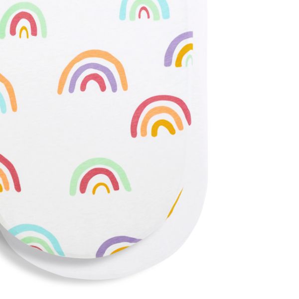 SnuzBaskit Twin Pack Sheets Colour Rainbow