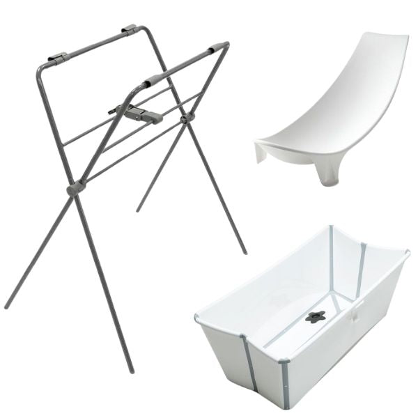 Stokke Flexi Bath V2 with Newborn Support and Bath Stand