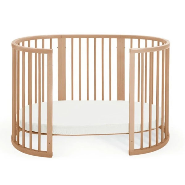 Stokke Sleepi Mini V3 Natural with Sleepi Mini V3 Mattress + Sleepi Bed Extension + Sleepi Bed Mattress
