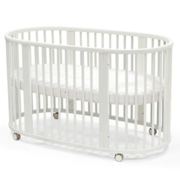Stokke Sleepi Bed V3 White with Stokke V3 Mattress