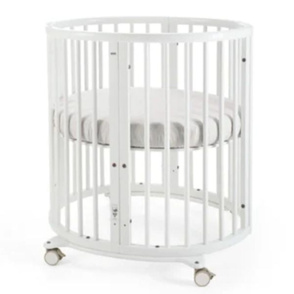 Stokke Sleepi Mini V3 White with Sleepi Mini V3 Mattress + Sleepi Bed Extension + Sleepi Bed Mattress