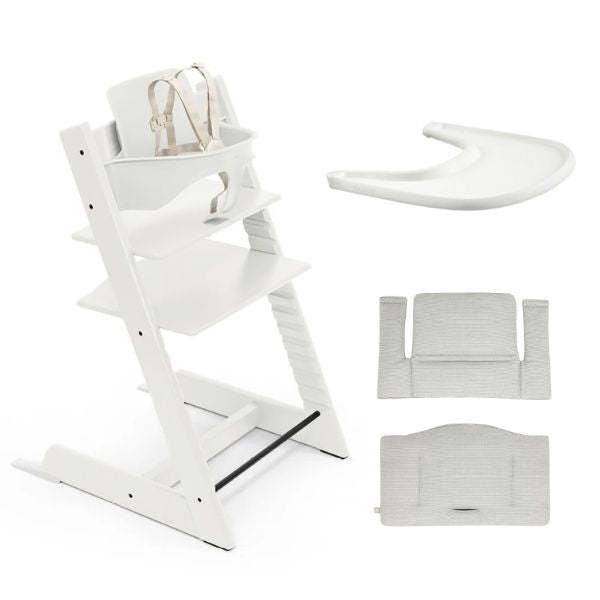 Stokke Tripp Trapp Chair MIX AND MATCH with Baby Set², Cushion² and Tray