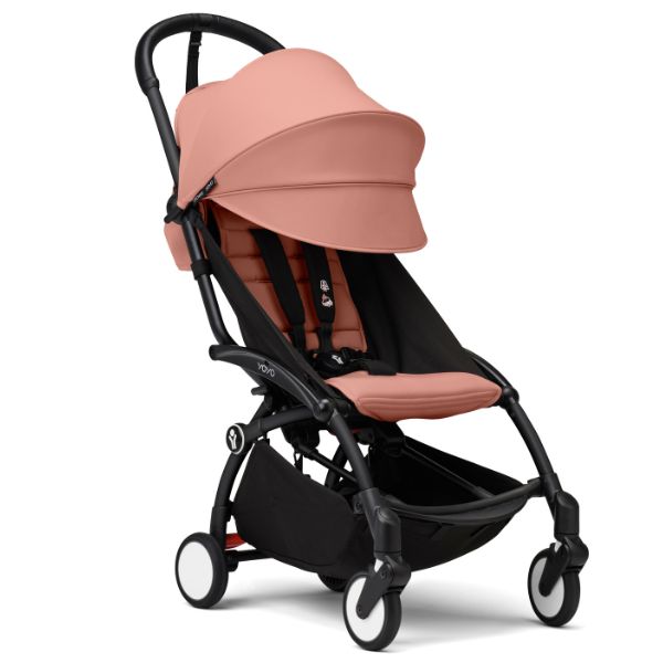 Stokke® YOYO3 Stroller Black Frame with Ginger Colour Pack