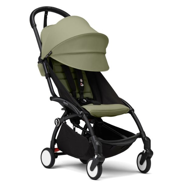 Stokke® YOYO3 Stroller Black Frame with Olive Colour Pack