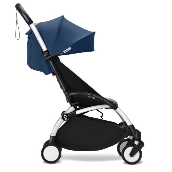 Stokke® YOYO3 Stroller White Frame with Air France Blue Colour Pack