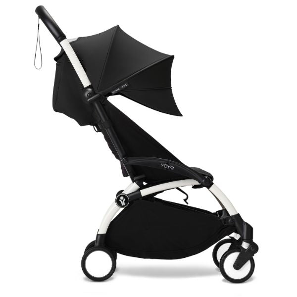 Stokke® YOYO3 Stroller White Frame with Black Colour Pack