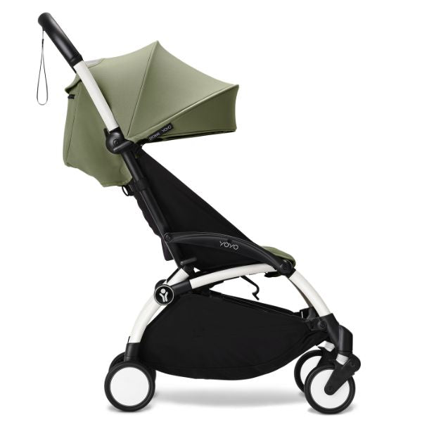 Stokke® YOYO3 Stroller White Frame with Olive Colour Pack