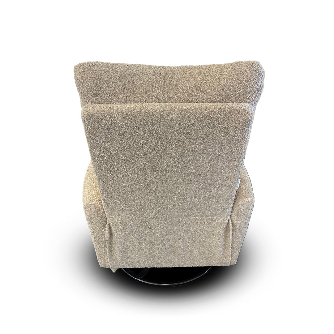 Gusto + Darcy Anesi Reclining Rocking Chair Latte Teddy