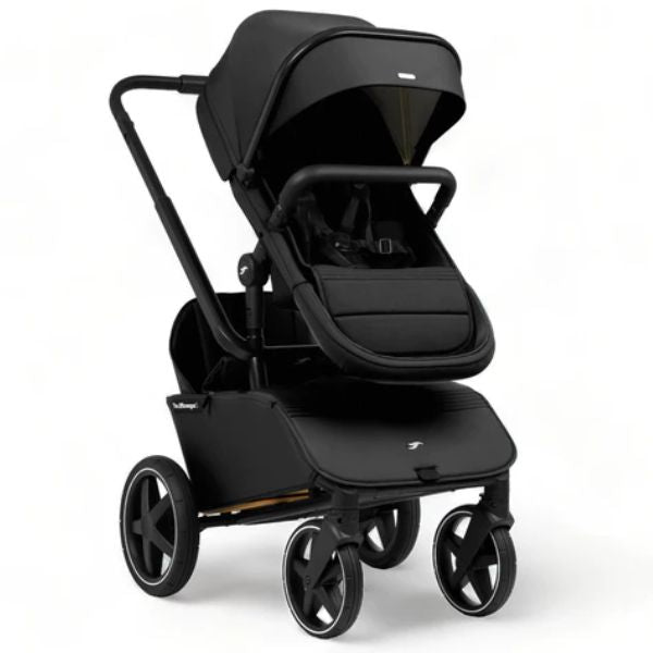 The Jiffle Wagon 6 in 1 Black with Duo & Cart Seat