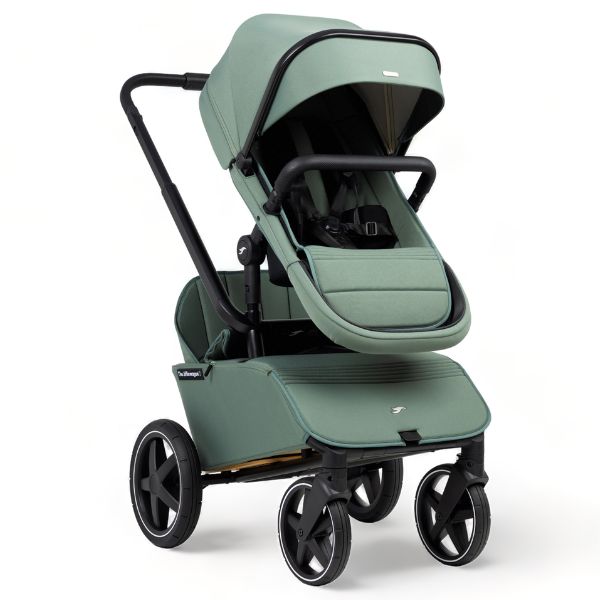 The Jiffle Wagon 6 in 1 Pine with Duo & Cart Seat