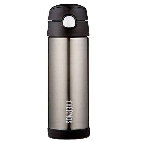 Thermos FUNtainer 470ml Drink Bottle Charcoal