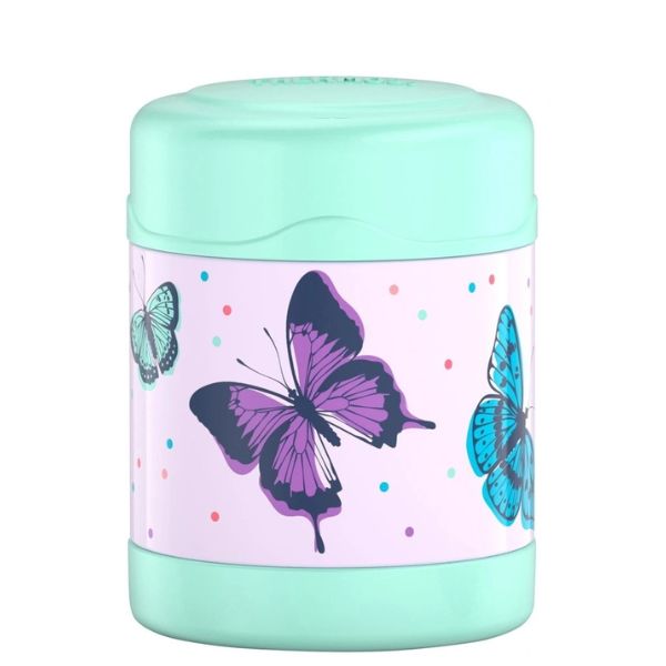 Thermos® FUNtainer® 290ml Stainless Steel Vacuum Insulated Food Jar Butterfly Frenzy