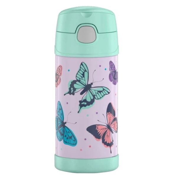 Thermos® FUNtainer® Stainless Steel Vacuum Insulated Drink Bottle 355ml Butterfly Frenzy