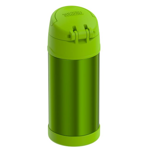 Thermos® FUNtainer® Stainless Steel Vacuum Insulated Drink Bottle 355ml Lime Green