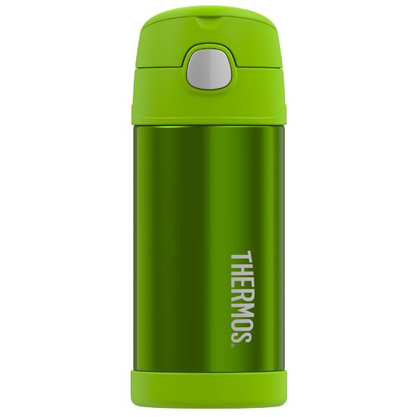 Thermos® FUNtainer® Stainless Steel Vacuum Insulated Drink Bottle 355ml Lime Green