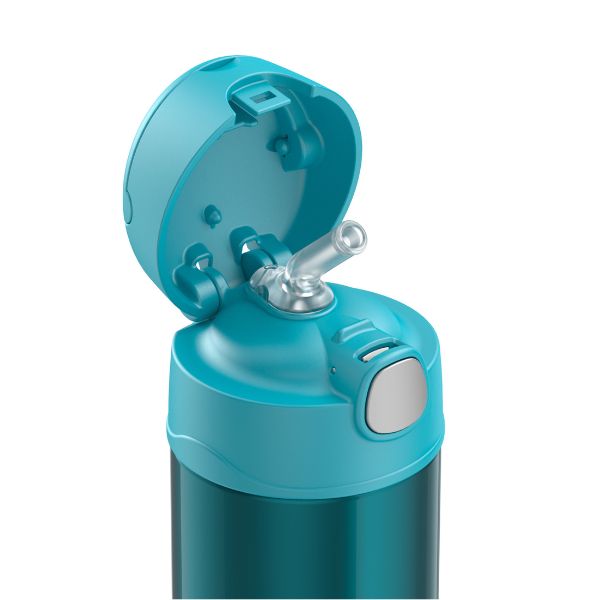 Thermos® FUNtainer® Stainless Steel Vacuum Insulated Drink Bottle 355ml Teal