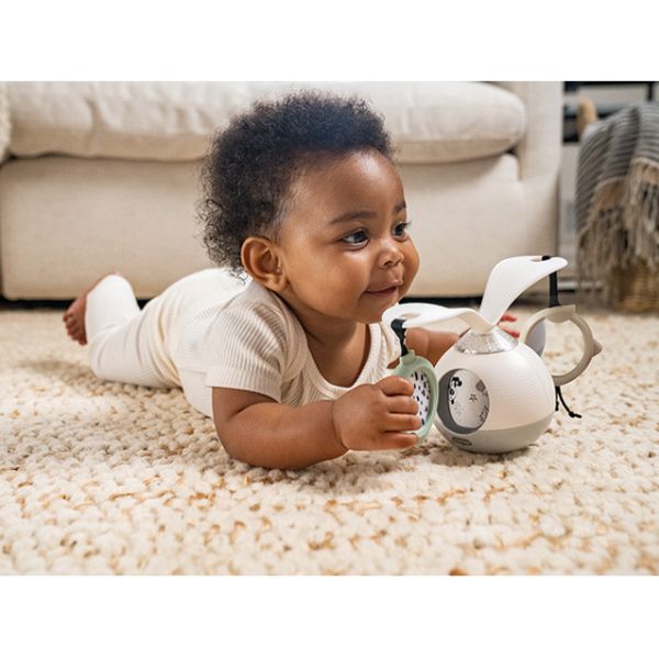 Tiny Love Black & White Decor 2 in 1 Tummy Time Mobile