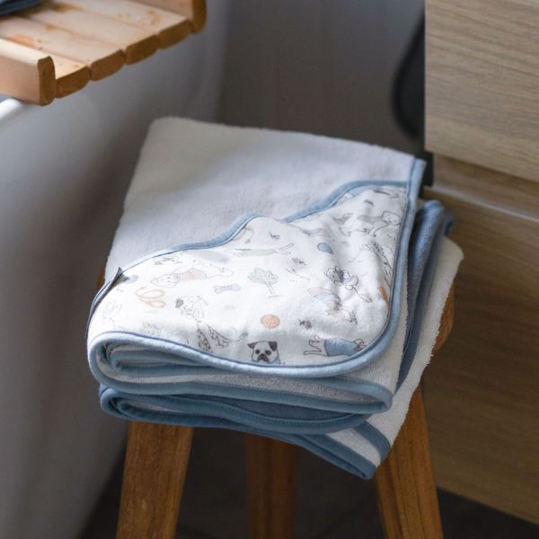 The Little Linen Company Hooded Towel 2pk Barklife Dog