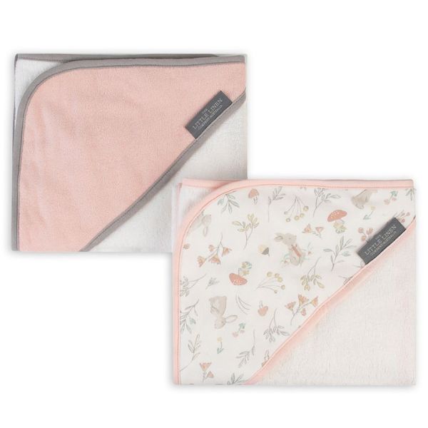 The Little Linen Company Hooded Towel 2pk Harvest Bunny