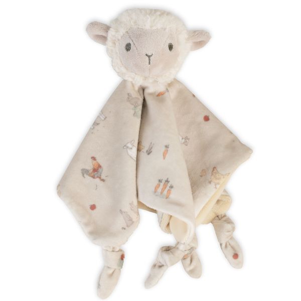 The Little Linen Company Lovie/Comforter Farmyard Lamb