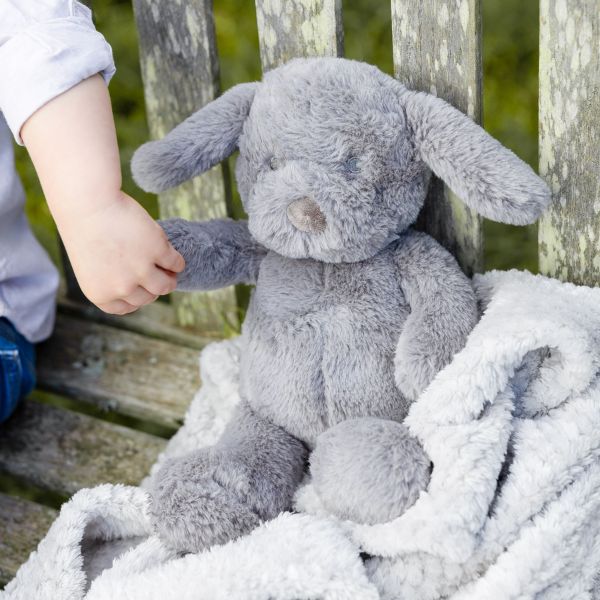 The Little Linen Company Plush Toy & Blanket Barklife Dog