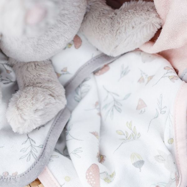 The Little Linen Company Plush Toy & Washers Harvest Bunny