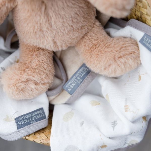 The Little Linen Company Plush Toy & Washers Nectar Bear