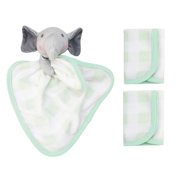 The Little Linen Company Washer & Toy Set Elephant Star