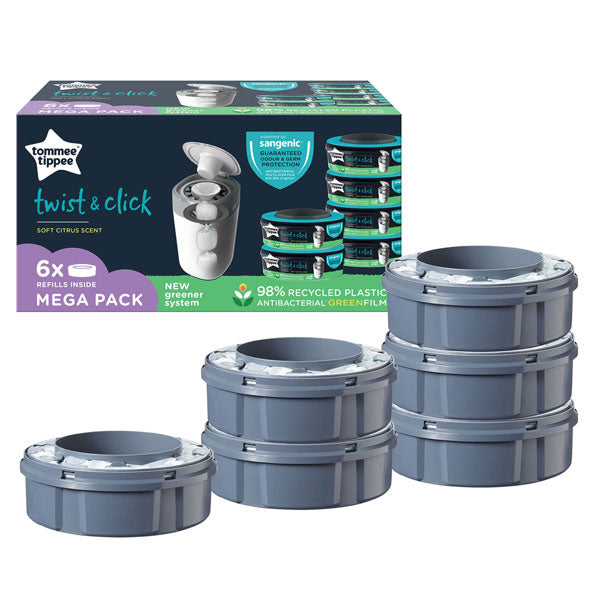 Tommee Tippee Twist & Click Refill 6pk