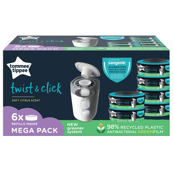 Tommee Tippee Twist & Click Refill 6pk